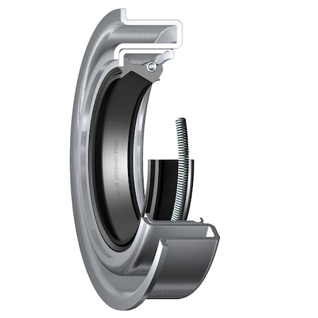 Skf ACM, double lip, Wave oil seal 25146